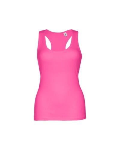 THC TIRANA. Γυναικείο βαμβακερό T-shirt χωρίς μανίκια