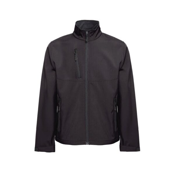 THC EANES. Softshell μπουφάν (unisex) από πολυεστέρα και ελαστάνη