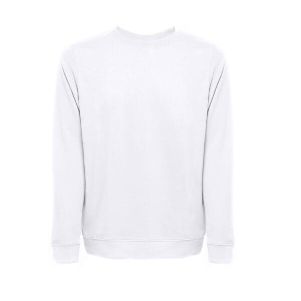 THC COLOMBO WH. Φούτερ (unisex) από ιταλική πετσετέ χωρίς κάρτα. Λευκό χρώμα