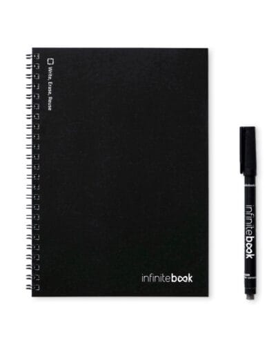 INFINITEBOOK LINED A5. Infinitebook με εύκαμπτο εξώφυλλο και 15 επενδεδυμένες σελίδες πίνακα