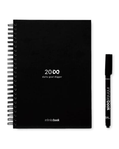STARTER KIT INFINITE PLANNER A5. Το σετ περιλαμβάνει ένα " infinite Diary ", κιτ καθαρισμού, μαρκαδόρο και θήκη μαρκαδόρου