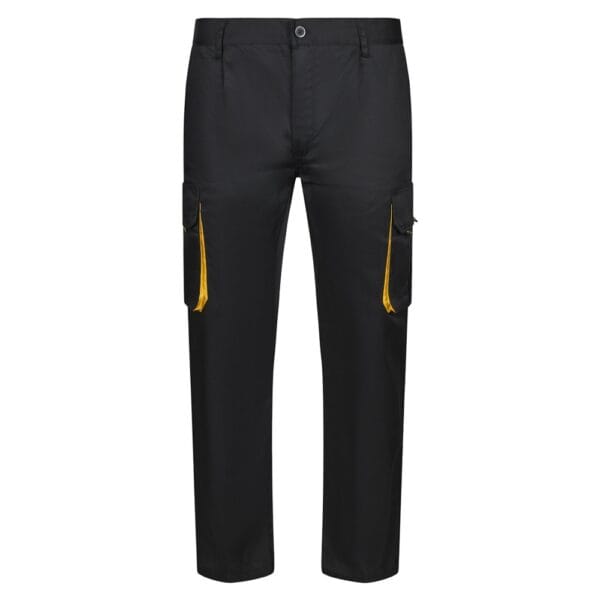 VL HYPNOS. Δίχρωμο παντελόνι twill με πολλαπλές τσέπες (200g/m²), από βαμβάκι (35%) και πολυεστέρα (65%)
