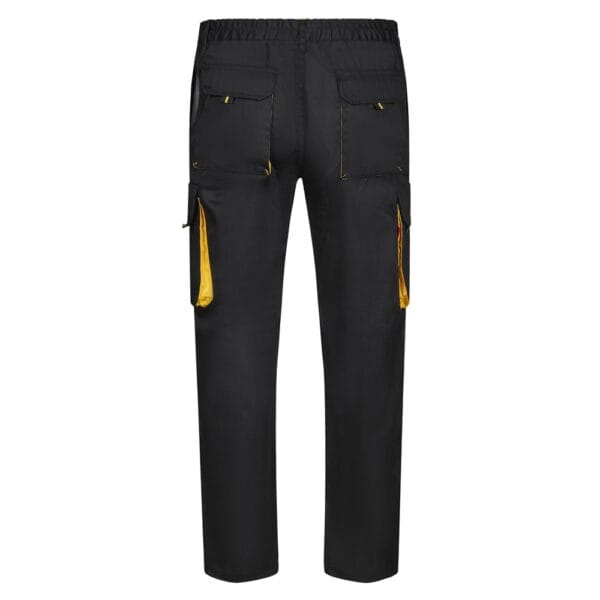 VL HYPNOS. Δίχρωμο παντελόνι twill με πολλαπλές τσέπες (200g/m²), από βαμβάκι (35%) και πολυεστέρα (65%)