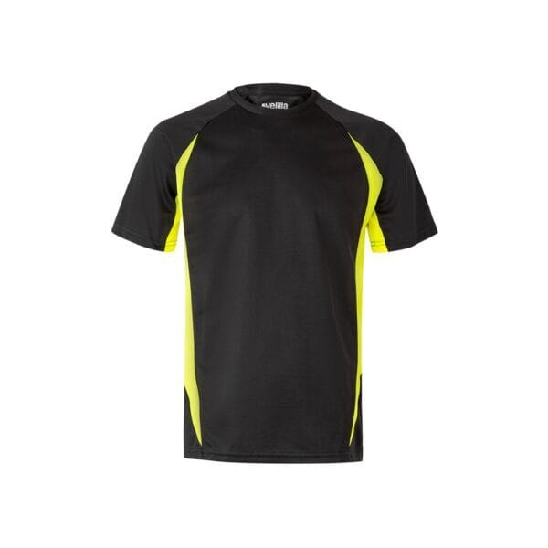 VL SLAYER. Δίχρωμη τεχνική μπλούζα bird-eye (160g/m²), από πολυεστέρα (100%)