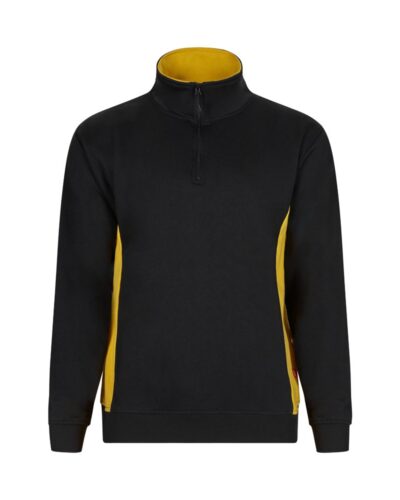 VL SVAROG. Δίχρωμο φούτερ από βαμβακερό ύφασμα (260g/m²), από πολυεστέρα (65%) και βαμβάκι (35%)