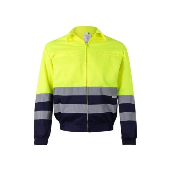 VL NEPTUNE. Δίχρωμη ζακέτα twill (210g/m²) από πολυεστέρα (80%) και βαμβάκι (20%)