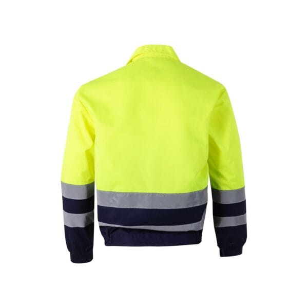VL NEPTUNE. Δίχρωμη ζακέτα twill (210g/m²) από πολυεστέρα (80%) και βαμβάκι (20%)