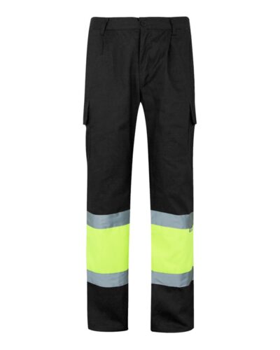 VL ATHENA. Δίχρωμο παντελόνι twill (210g/m²), με επένδυση, πολλές τσέπες, από βαμβάκι (20%) και πολυεστέρα (80%)