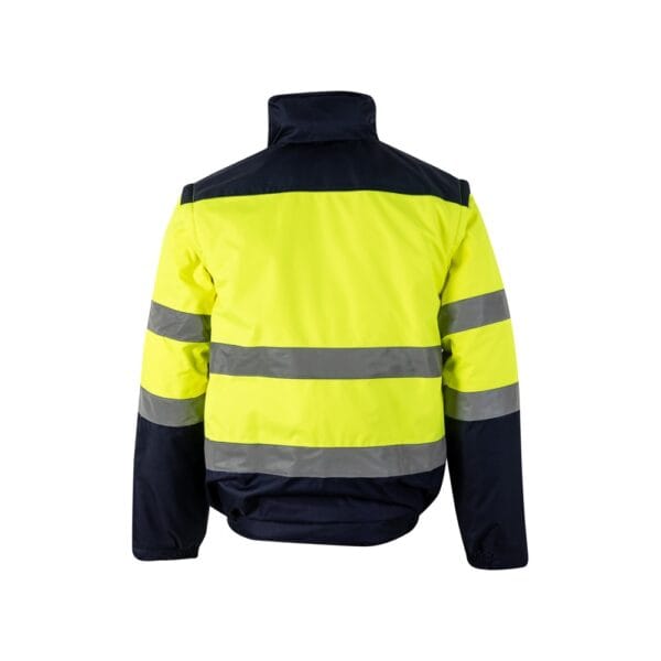 VL JUPITER. Δίχρωμη ζακέτα με ενίσχυση (180g/m²) από πολυεστέρα (100%), με επίστρωση PU