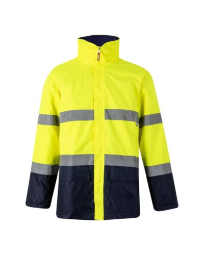 VL THEMIS LARGE. Δίχρωμη ζακέτα (190g/m²), από πολυεστέρα (100%), με επίστρωση PU