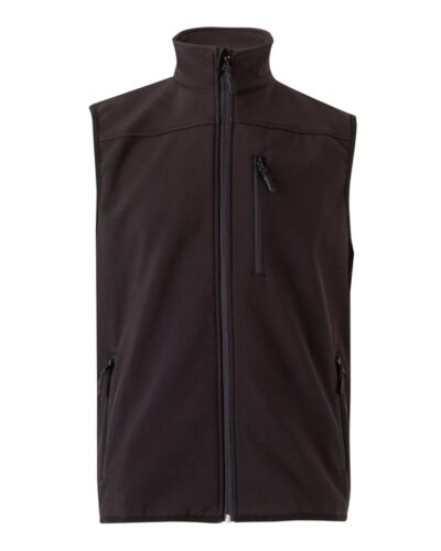 VL VARUNA. Γιλέκο από soft shell (280g/m²), με πολική επένδυση, από πολυεστέρα (94%) και ελαστάνη (6%)