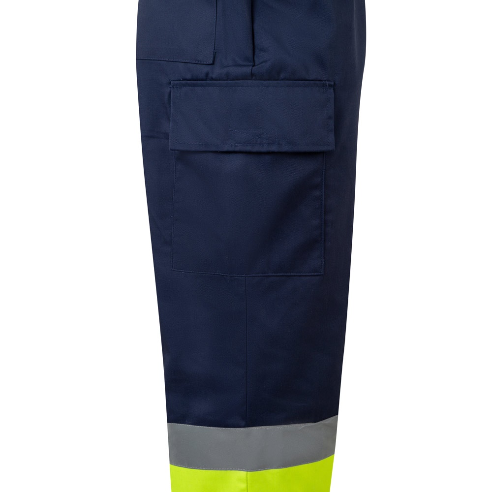 VL ARTEMIS. Δίχρωμο παντελόνι, από twill (190g/m²), από βαμβάκι (20%) και πολυεστέρα (80%)