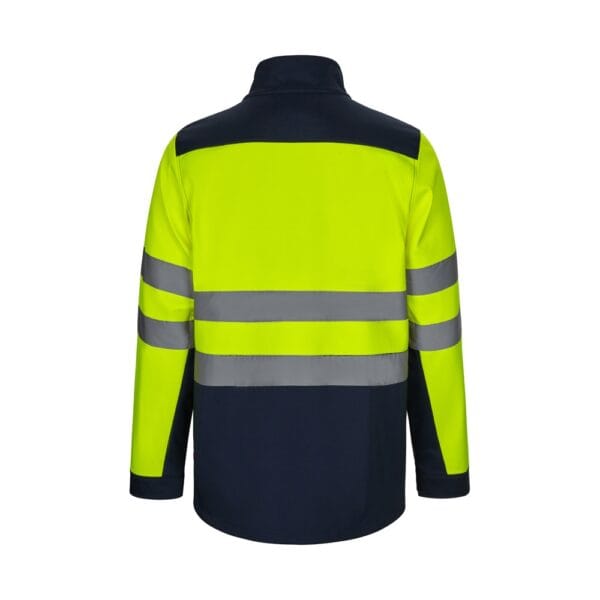VL HESTIA. Δίχρωμη ζακέτα από soft shell (280g/m²), από πολυεστέρα (96%) και ελαστάνη (4%)