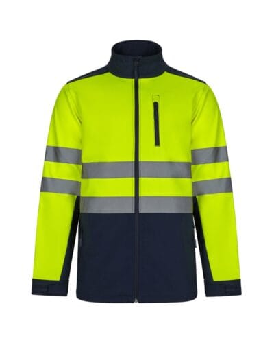 VL HESTIA LARGE. Δίχρωμη ζακέτα από soft shell (280g/m²), με επένδυση από fleece και μεμβράνη TPU, από πολυεστέρα (96%) και ελαστάνη (4%)