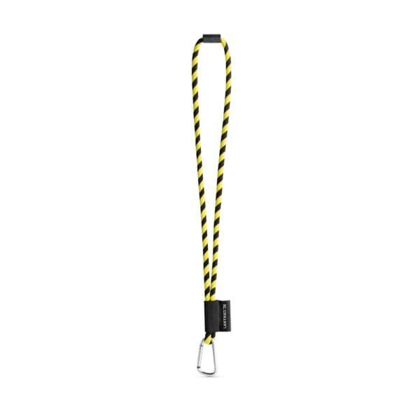 SET Lanyard TUBE Long (Ø 7 mm) με Καραμπίνερ Σχήματος D 55 mm και Κούμπωμα Ασφαλείας Ø 7 mm