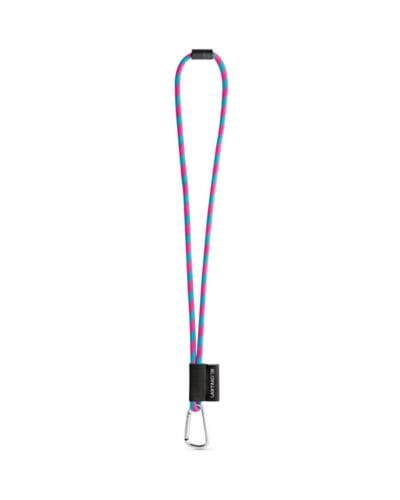 SET Lanyard TUBE Long (Ø 7 mm) με Καραμπίνερ Σχήματος D 55 mm και Κούμπωμα Ασφαλείας Ø 7 mm