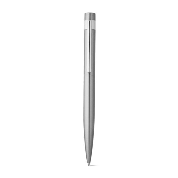 ALEXA. Στυλό ballpoint με σώμα από ανοξείδωτο ατσάλι (53% rSS) και κλιπ