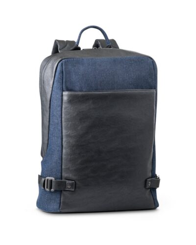 DIVERGENT BACKPACK I. Σακίδιο πλάτης laptop έως 15.6'' σε τζιν και PU