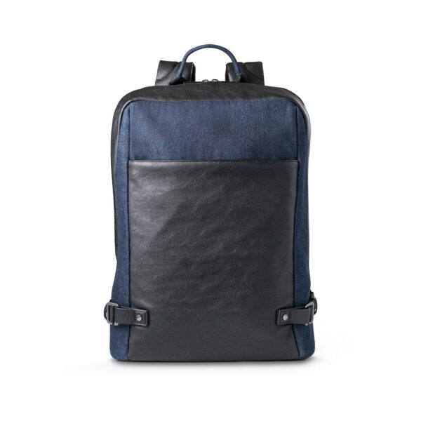 DIVERGENT BACKPACK I. Σακίδιο πλάτης laptop έως 15.6'' σε τζιν και PU