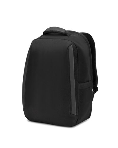 YANGON BPACK. Αντικλεπτικό σακίδιο πλάτης, από twill με αδιάβροχη επίστρωση και ανακυκλωμένο πολυεστέρα υψηλής πυκνότητας 600D, για φορητό υπολογιστή 17.3″