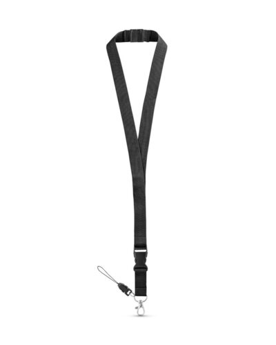 MURRAY. Lanyard από πολυεστέρα με μεταλλικό καραμπίνερ