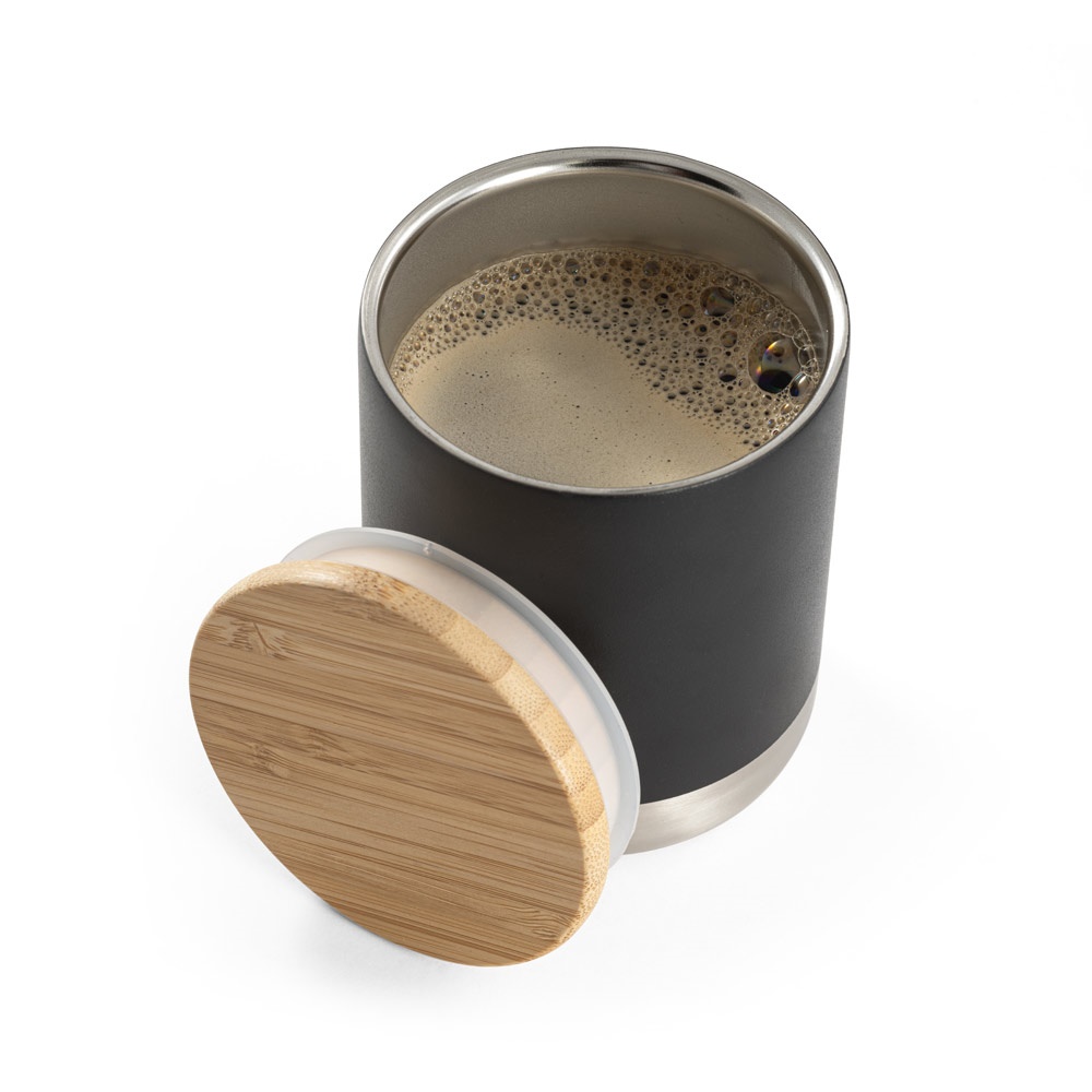 NORRE TUMBLER. Ποτήρι κενού διπλού τοιχώματος από ανοξείδωτο ατσάλι (36% ανακυκλωμένο) με καπάκι 370 mL