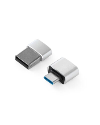 MINSKY. Σετ από 2 αλουμινένιους προσαρμογείς USB-A / USB-C