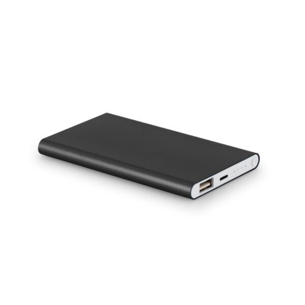MARCET. Power bank slim 4'000 mAh από ανακυκλωμένο ABS (70% rABS) και ανακυκλωμένο αλουμίνιο (30% rAL)