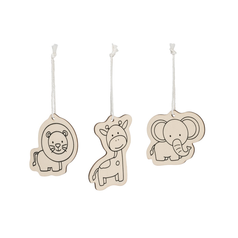 FAUNE. Σετ χρωματισμού για παιδιά σε ξύλο