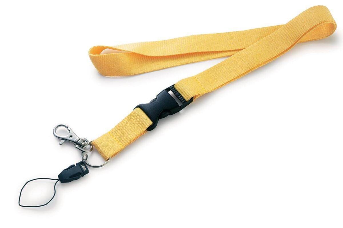 Κορδόνι συνεδρίων κίτρινο