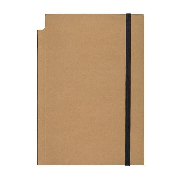 promo μπλοκ ριγέ Α5 80φ. ριγέ με οικολογικό εξώφυλλο και λάστιχο ΣΕΤ 50 ΤΕΜ