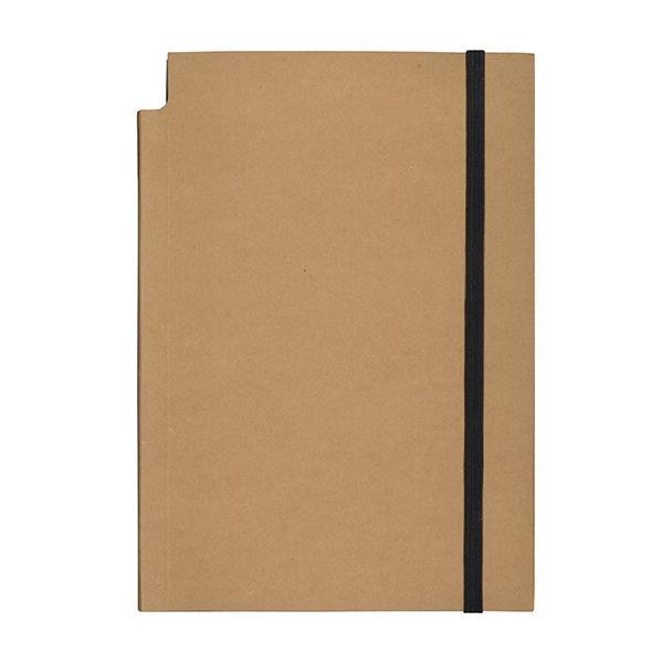 promo μπλοκ ριγέ Α5 80φ. ριγέ με οικολογικό εξώφυλλο και λάστιχο ΣΕΤ 50 ΤΕΜ