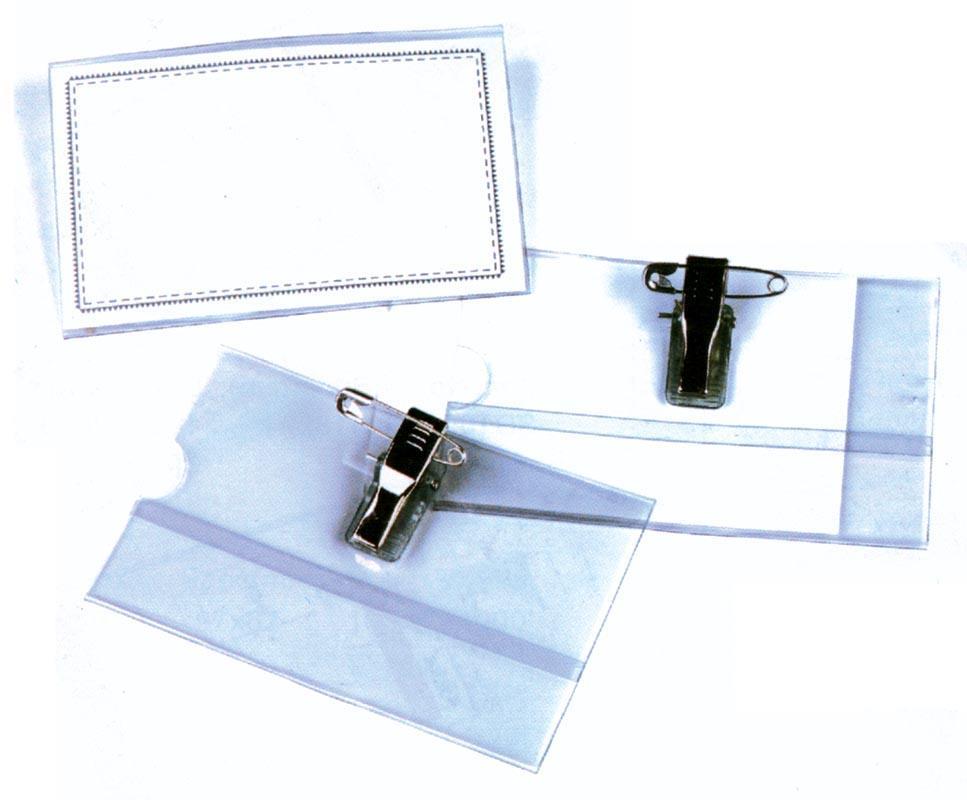 Καρτελάκια ονόματος οριζόντια με κλιπ 10,7x8,3εκ. 100τμχ. (Αντιγραφή)