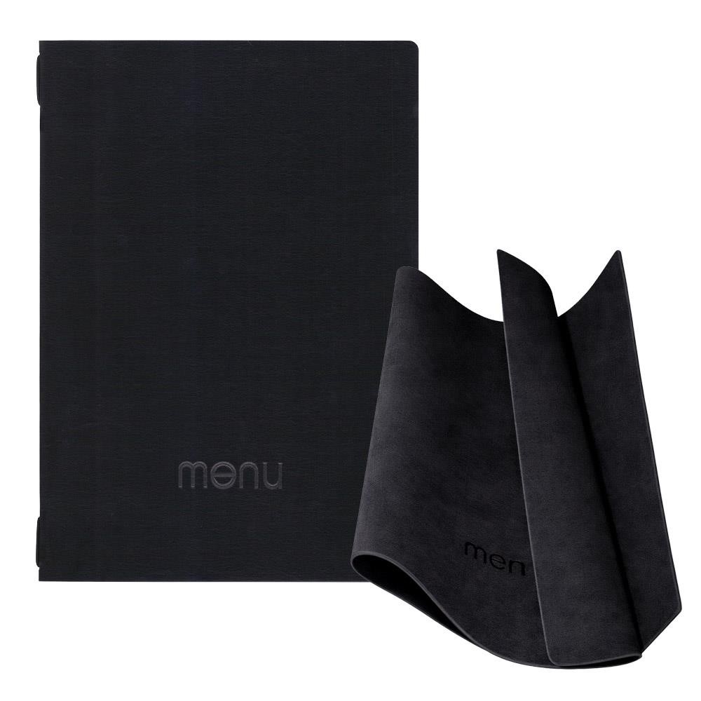 μενού εστιατορίου εύκαμπτο ecoleather με κρυφό λάστιχο 22,5x32x0,15εκ. πάχος 2 όψεων μπορντώ Δυνατότητα εκτύπωσης ΣΕΤ 10 ΤΕΜ (Αντιγραφή)