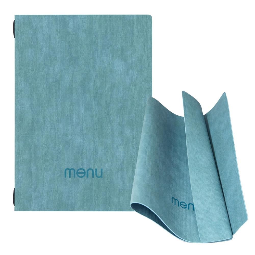 μενού εστιατορίου εύκαμπτο ecoleather με κρυφό λάστιχο 22,5x32x0,15εκ. πάχος. 2 όψεων μαύρο Δυνατότητα εκτύπωσης ΣΕΤ 10 ΤΕΜ (Αντιγραφή)