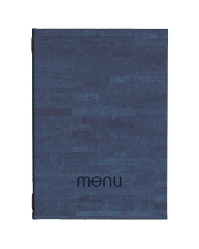 μενού εστιατορίου pu cork μπεζ με κρυφό λάστιχο 23x32εκ. Δυνατότητα εκτύπωσης ΣΕΤ 10 ΤΕΜ