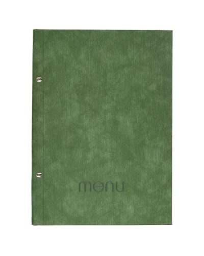 μενού εστιατορίου pu nomads πράσινο με 10 ζελατίνες και βίδες 24x32εκ. Δυνατότητα εκτύπωσης ΣΕΤ 10 ΤΕΜ (Αντιγραφή)