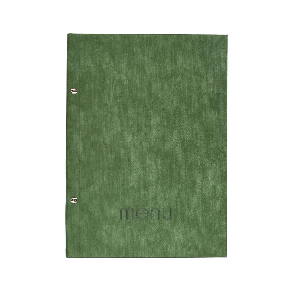 μενού εστιατορίου pu nomads πράσινο με 10 ζελατίνες και βίδες 24x32εκ. Δυνατότητα εκτύπωσης ΣΕΤ 10 ΤΕΜ (Αντιγραφή)