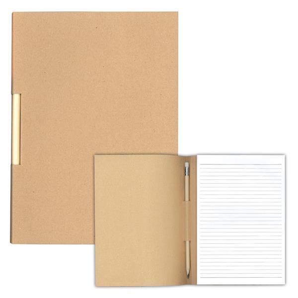 promo μπλοκ ριγέ με οικολογικό μολύβι 14x21εκ. 50φ. ΣΕΤ 50 ΤΕΜ