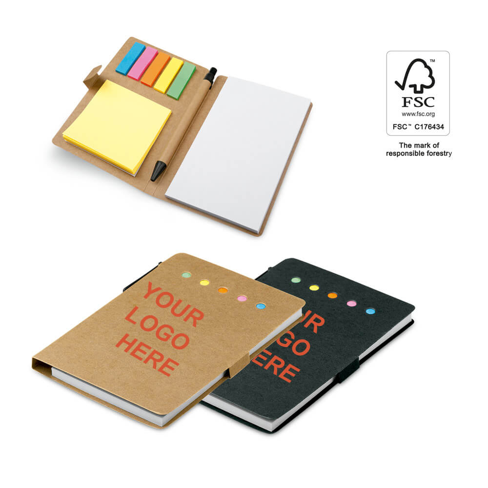 ad school 3 | Σημειωματάριο με στυλό και αυτοκόλλητα